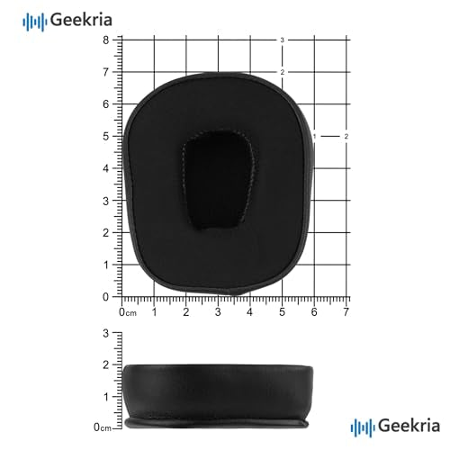 Geekria Sport Cooling-Gel Replacement Ear Pads Compatible with BlueParrott B450/S450 XT (204270) Noise Cancelling Headphones Ear Cushions, Repair Parts (Black)