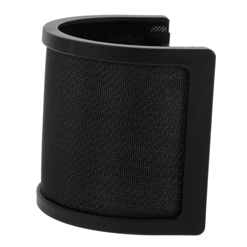 U Shaped Microphone Windscreen Shield Dual Layer Pop Filter