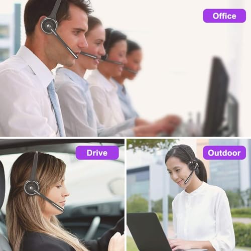 Trucker Bluetooth Headset with Noise Cancelling Mic
