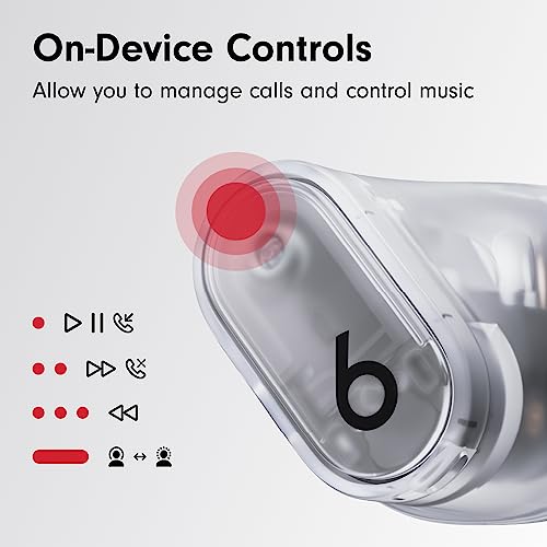 Beats Studio Buds + with Apple 20W USB-C Power Adapter - Transparent - color: Transparent, style: With Power Adapter