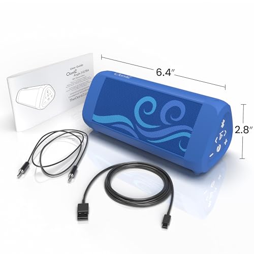 OontZ Angle 3 Ultra Gen 4 Sport Bluetooth Speaker, 14W, 20Hr Playtime, IPX7 | 14W Bluetooth speaker with fuller bass, 100-ft range, IPX7 waterproof and stereo pairing. - color: SUP-Blue