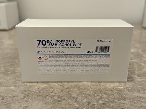 KICTeam 70% IPA Electronic & Tech Cleaning Wipes (50 Pack)