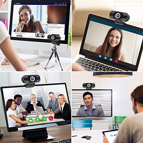 1080P Webcam with Microphone,Web Camera,Computer Camera,Computer Monitor with Camera and Microphone,USB Plug and Play,110-degree Wide Angle Streaming Camera for Laptop Desktop Video Calling Recording