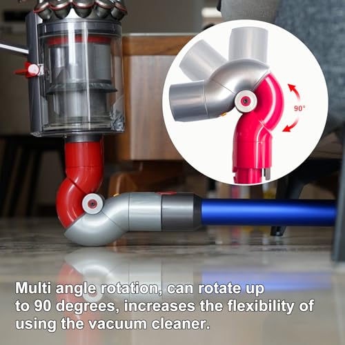 Vacuum Attachment Adapter, Quick Release Low Reach Adaptor Compatible with Dyson Conversion Head, Applicable to V7 V8 V10 V11 V15 Vaccum Cleaner, Accessories for Cleaning Under Sofas at Home