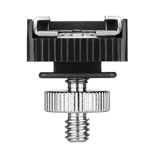 2Pack Flash Cold Shoe Hot Shoe Mount Adapter to 1/4 Tripod Camera Screw