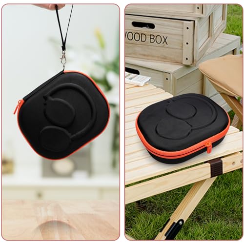 XANAD Hard Case for JBL Tune 720BT/770NC/710BT/760NC/700BT/750BT/510BT/660NC/520BT/500/E45BT and JBL Live 770NC/660NC/650BT/460NC/670NC/400BT/500BT and Wireless Headphone,Orang Red - color: Black Outside+Orange Inside