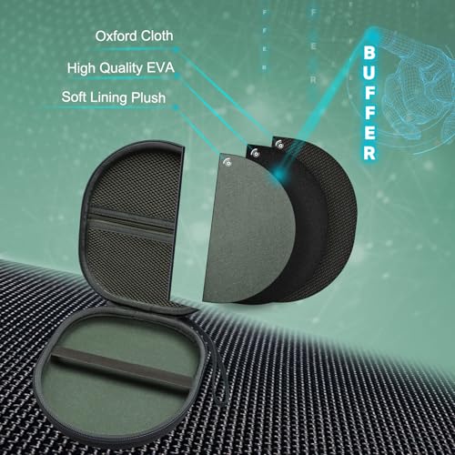 Headphone Headset Case Compatible with JLab JBuds Lux ANC/JBL Tune 520BT 720BT/BERIBES/KVIDIO/Soundcore by Anker/Sony Wireless On-Ear Headphones, Green - color: Green