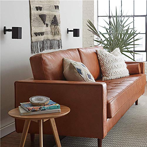 ECHOGEAR Speaker Wall & Ceiling Mount Pair - Universal Design Works with Vizio, Sony, & More - Tilt & Swivel Without Tools for Surround Sound - Easy to Install Indoors & Outdoors