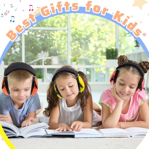 12 Pcs Kids Noise Cancelling Headphones Ear Muffs Rainbow Style | Ear Protection for Kids Adults 27dB Noise Reduction Hearing Earmuff for Autism Sensory Relief Concerts Fireworks Studying - size: Universal Fit (kids & Adults), style: Rainbow Style
