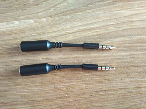 2 Pack Headphone Jack Adapter Android Phone Ultra Slim Audio Extender Replacement for Life Proof 3.5 mm Short Extension Cable AUX Skinny Dongle Compatible with Lifeproof