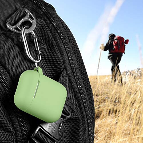 for AirPods 2nd/1st Case Silicone Cover, Avocado | Compatible with Apple AirPods 2nd/1st (2019/2016) Generation with Keychain & Cleaner Kit, Wireless Charging Compatible - color: E1-Avocado