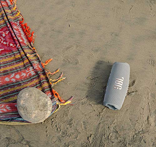 JBL CHARGE 5 - Portable Bluetooth Speaker - Gray (Renewed) - color: Gray