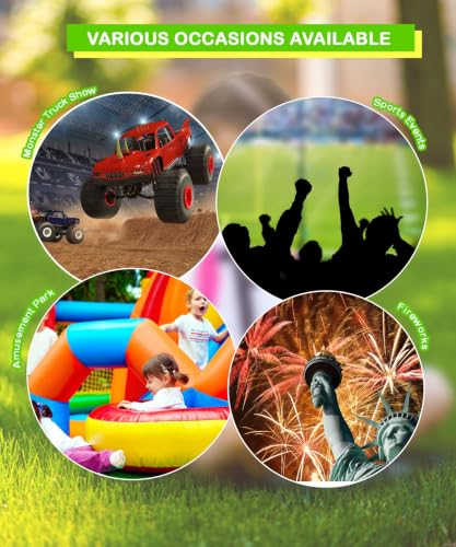 ZOHAN 032 Kids Noise Cancelling Headphones - 25dB NRR Kids Ear Protection, Hearing Protection Safety Ear Muffs for School Monster Truck Fireworks Traveling Studying Concerts Autism - Green - color: Green