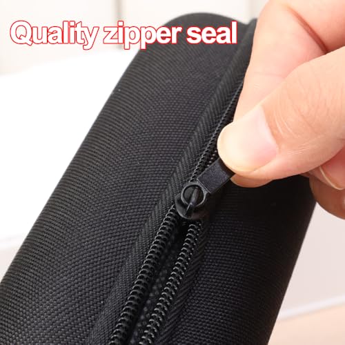 1pcs Headphone Carrying Case Design Cord Storage Bags Universal Handheld Earphone Container Outdoor Household Using Black,No Net - size: No Net