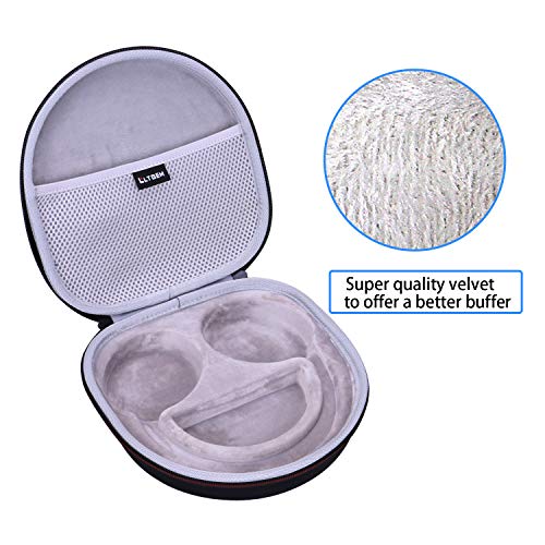 Case for Sony WH-CH720N/WH-CH520 Noise Canceling Wireless Headphones Gray | Hard Carrying Travel Case for Sony WH-CH720N/WH-CH520 Noise Canceling Wireless Headphones - color: Black+Gray