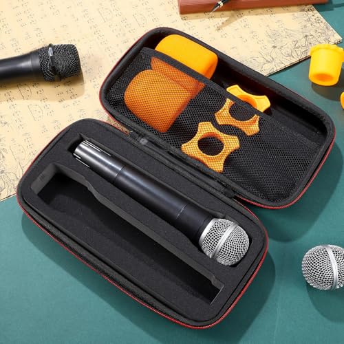 Gadpiparty Wireless Microphone Case, Dual Microphone Case, with Handle