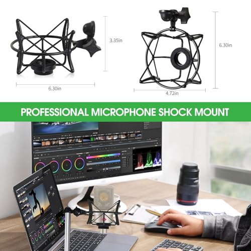 Microphone Shock Mount for Condenser Microphones, Compatible with Neumann TLM 103/102, M147/149, and More - style: For TLM103