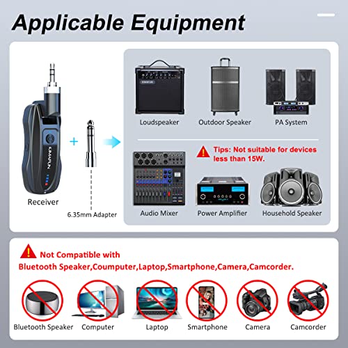 KIMAFUN Wireless Lavalier Microphone System, Wireless 2.4GHz Lapel Mics Handheld Mic 2 in 1 for Teaching, Teachers, Speech, Tour Guiding, Speaker, Amplifier, PA System, Broadcast, KM-G70(1TX1RX) | for Teaching, Teachers, Speech, Tour Guiding, Speaker, Amp