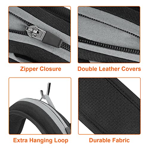 Universal Replacement Headphone Headband Cover, Headband Cushion Pad Cover Compatible with Sony, Bose, Beats, JBL Head Band Protector for Noise Canceling Stereo Headset (Black) - color: Black