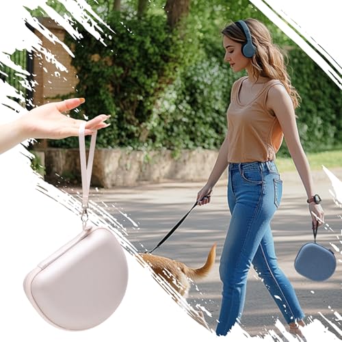 Headphone Case Compatible with Beats Studio Pro/Solo 4 / Studio 3 / Solo 3 / Picun B8 / BERIBES/JLab JBuds Lux ANC Wireless Bluetooth Noise Cancelling Headphones (Pearl White) - color: Pearl White