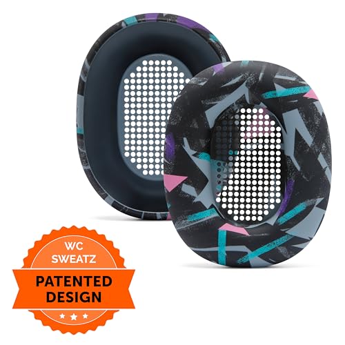 WC SweatZ XM5 - Patented Earpad Sweat Covers for Sony WH1000XM5 by Wicked Cushions | Full 360 Earpad Protection | Sweatproof & Easily Washable | 90's Black - color: 90's Black