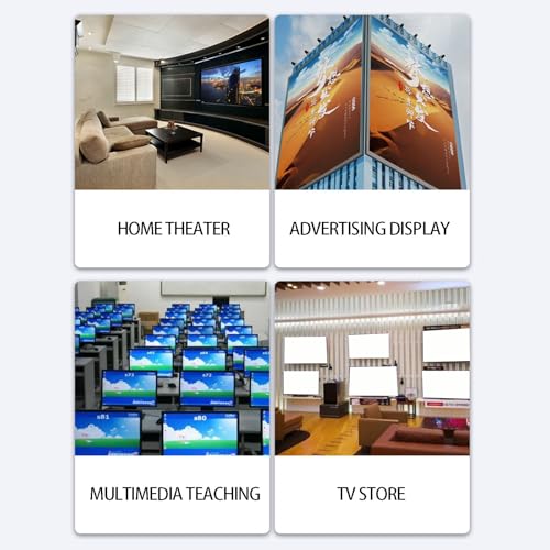 4 Way Av Switcher RCA Selector, 4x1 Composite Video & S-Video Switch Box with Stereo, Manual Push Button Source Selector for Tv DVD Stb Gaming Console,6.41"x3.42"x1.53"