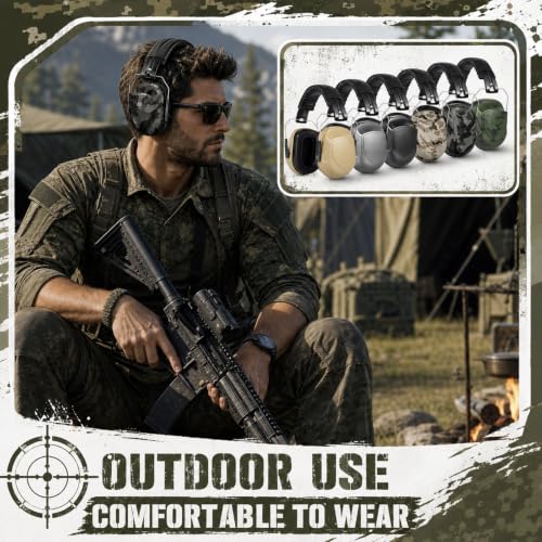 12 Pcs Kids Ear Protection Noise Cancelling Headphones Ear Muffs Bulk 27db Adult Noise Reduction Hearing Earmuff (Universal Fit (kids & Adults),Camo Style) - size: Universal Fit (kids & Adults), style: Camo Style