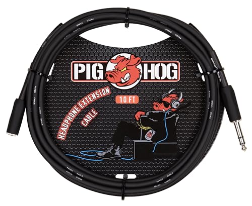 Pig Hog PHX1435-10 Headphone Extension Cable, 10 Feet