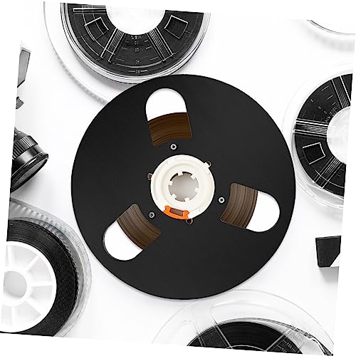 FAVOMOTO 3holes Empty Aluminum Alloy Take up Reel Design for Recording Low Noise High Output Durable Reel for Magnetic Tape