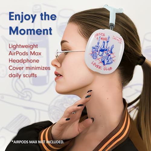 Sonix Protective Case for AirPods Max Headphones - Stylish TPU Hard Shell Ear Cup Covers | Pasta & Wine - color: Pasta & Wine