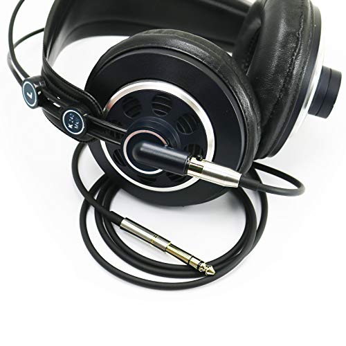 NewFantasia Replacement Audio Upgrade Cable Compatible with AKG K240, K240S, K240MK II, Q701, K702, K171, K141, K181, K271s, K271 MKII, M220, Pioneer HDJ-2000 Headphones 1.2meters/4feet - size: 4.0 ft