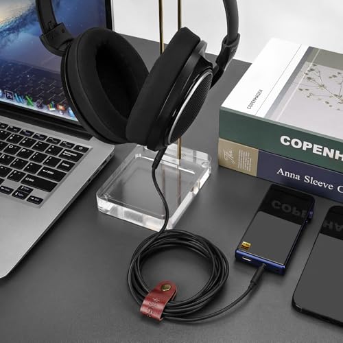 GEEKRIA Audio Headphone Cable Compatible with Sennheiser HD 620S/599/ 599SE/598/560S/400PRO/ 579/569/ 550/505 Replacement Headphones Cable, 3.5mm to 2.5mm Stereo Cord (4 ft/1.2 m)