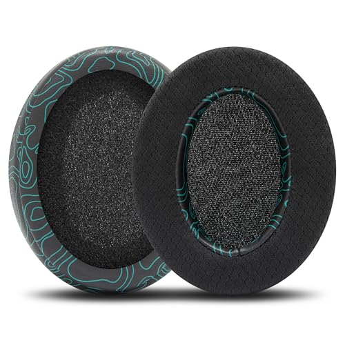 WC Freeze for Arctis Nova - Hybrid Fabric Cooling Gel Replacement Earpads for Arctis Nova Pro Wired, Nova 7, 5, 4, 3, 1 - Made by Wicked Cushions (Does Not Fit Nova Pro Wireless) | Midnight FrankP - color: Midnight FrankP