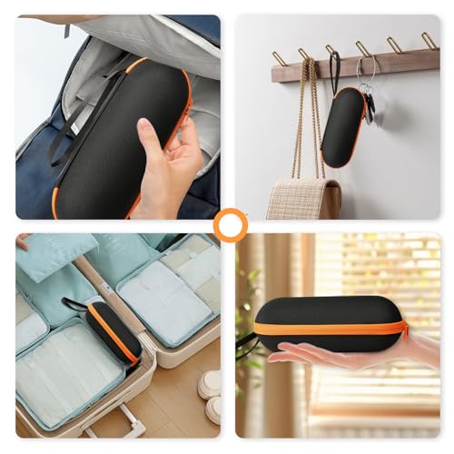sarlar Case Compatible with JBL Wireless Two Microphone System, Up To 9“ x 3” will fit. Handheld Dual Mic Travel Bag for Singing or Karaoke for Receivers, Adapters, AA Batteries, Case Only.