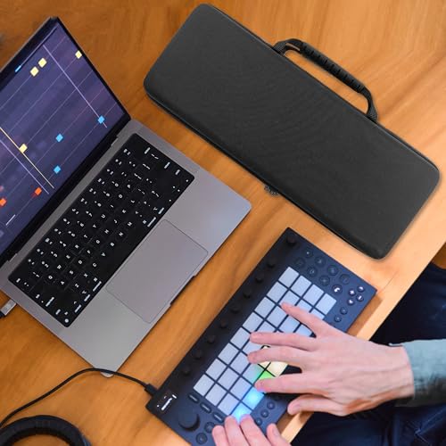 Musiin Groovebox MIDI Controller Case Compatible with Ableton Move - color: black