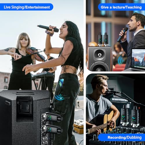 Aokeo AK-M1 XLR Bluetooth Receiver-High-Fidelity Wireless Audio Adapter,100ft Stable Connection,Stereo for Speakers,Mixers,DJ Equipment,Weddings(2 Pack) - color: Receiver x2