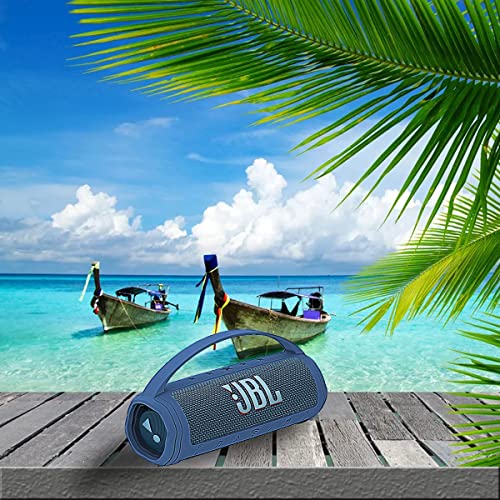 JCHPINE Silicone Cover Case for JBL Flip 6 Portable Bluetooth Speaker - color: Blue Cover
