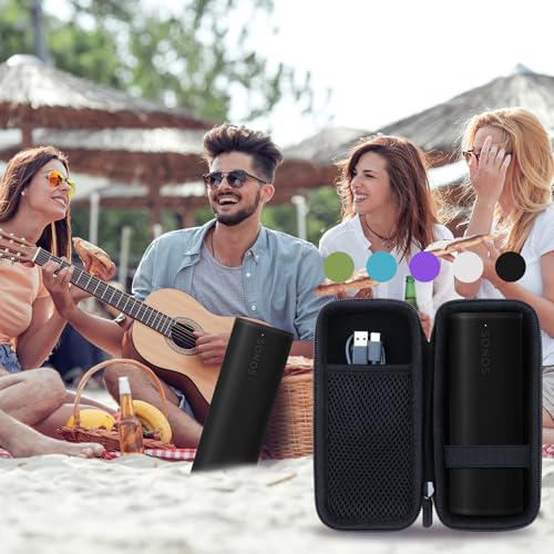 Lebakort Hard Case Compatible with Sonos Roam 2 Portable Waterproof Speaker - color: Green Case