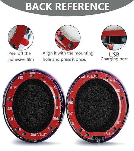 Replacement Ear Pads for Beats Studio3 Wireless.Starry Sky Color - color: starry sky color