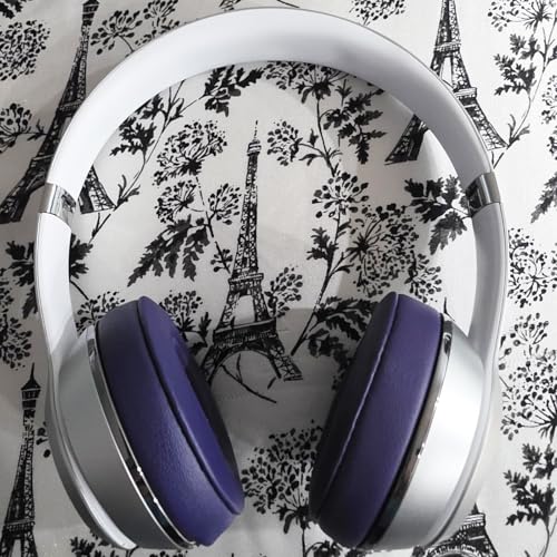 Solo2/Solo 3 Ear Pads Replacement,Compatible with Beats by Dre Solo 3/Solo 2 Wired/Wireless A1796/B0534 Headphones,Comfortable & Noise Isolating Ear Pads Cushions(Violet) - color: Violet