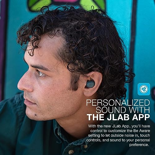 JLab JBuds Lux ANC Over Ear Headphones Bundle with JBuds Mini True Wireless Earbuds, Active Noise Cancelling, Bluetooth multipoint, Sage