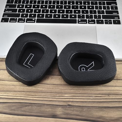 Defean Cooling Gel Earpads for Logitech G733 G335 Headset-Black