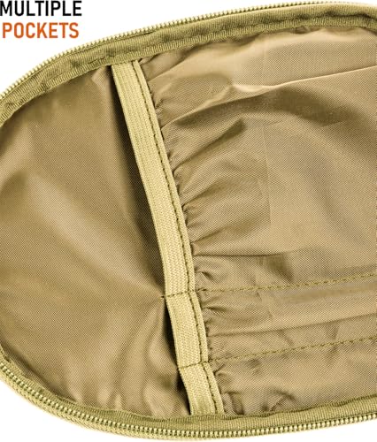 ACE Schakal Tactical Ear Muff Bag for Range & Gear - Beige - color: Beige