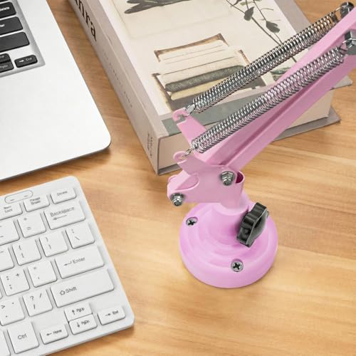 Geekria for Creators Microphone Table Flange Mount Adapter, Metal Table Mount Clamp with Adjustable Interface Aperture Compatible with TONOR T20, Aokeo AK-35, InnoGear Microphone Arm (Pink) - color: Pink