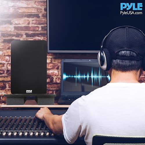 Pyle Sound Dampening Speaker Riser Foam - Audio Acoustic Noise Isolation Platform Pads Recoil Stabilizer w/ Rubber Base Pad For Studio Monitor, Subwoofer, Loud Speakers - PSI21 (22.3 x 15 x 3 Inch) - size: 22.3" x 15.0" -inches