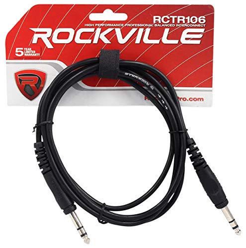 Rockville 4-Person Podcast Recording Package LINE8 USB 8-Channel Mixer and USB Audio Interface with (4) PRO-M50 Headphones, (4) RMIC-SR Mics, Stands, RHPA4 Amp, Cables (15 Items)