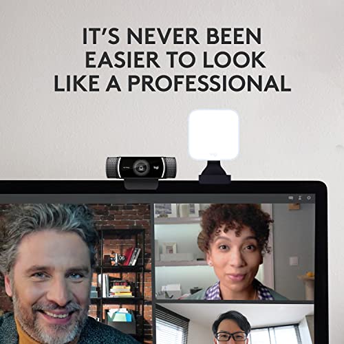 Logitech C922x Pro for Creators Litra Glow - The Ultimate Solution for a Professional Look During Video-Calls - size: 1 Pack, style: 1080P/30 fps, 720p/60fps