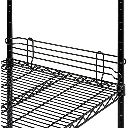 Black EPOXY Wire Ledge, 14W X 4H