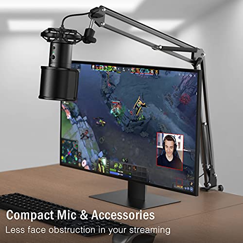FIFINE T683 USB Microphone Kit with Arm Stand for Podcast, Recording
