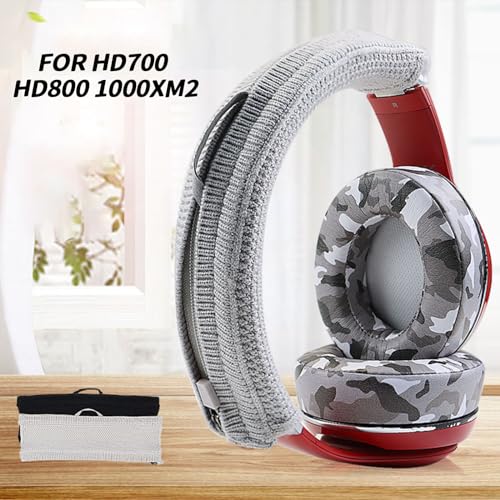 Protective Headband Covers Headband Cushion Sleeves Protectors with Zippers for HD700 HD800 1000XM2/XM3/XM4 Earphone Headphone Accessories